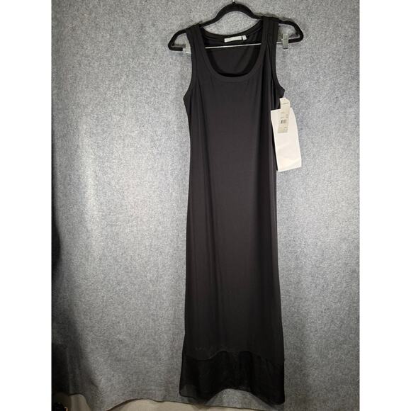 Ny Collection‎ Dress Women Medium Black Sleeveless Maxi Whimsigoth Dark Fairy - Picture 1 of 8